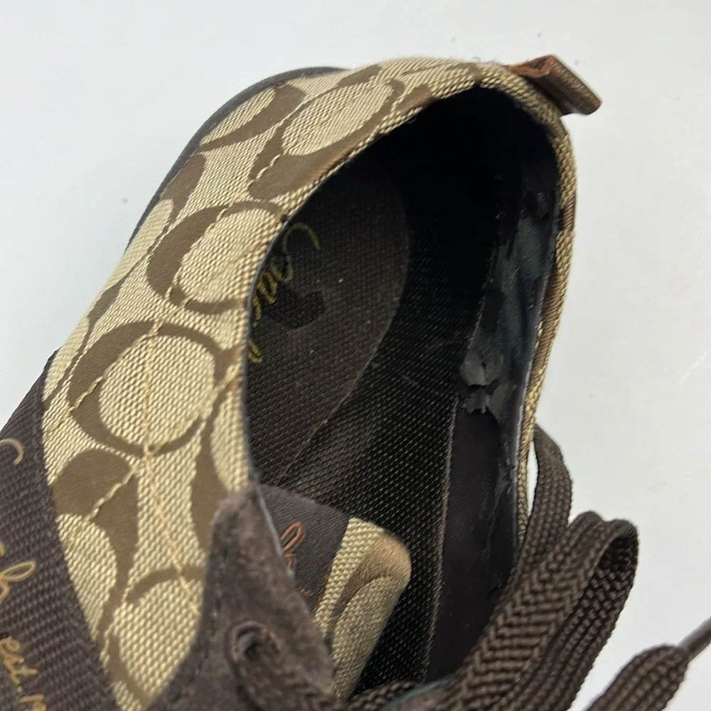 Coach Belina Logo Sneakers Sz 7.5